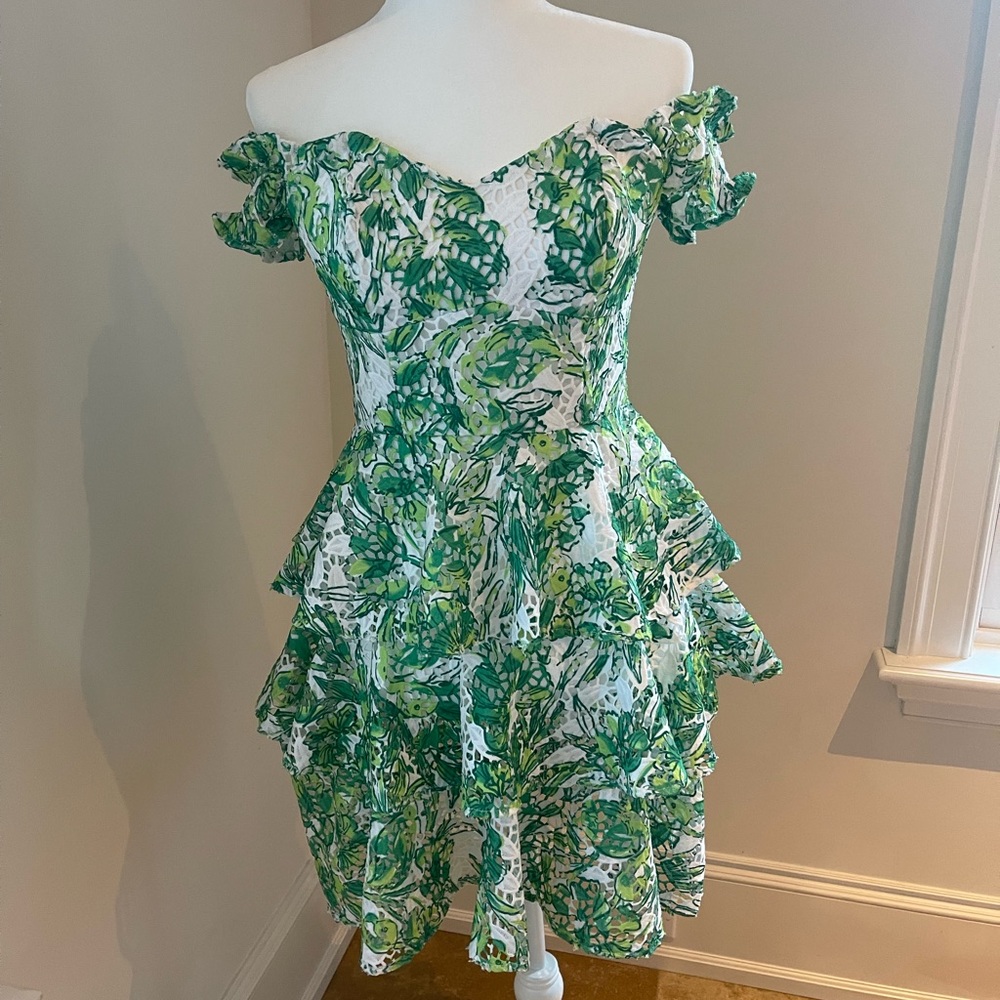 Beautiful Lilly Pulitzer Off-the-Shoulder Dress